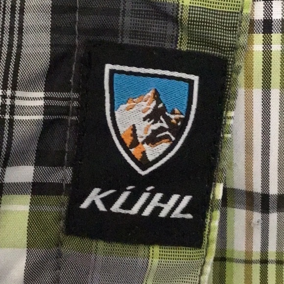 KHUL grey plaid button front shirt XL - Picture 9 of 10